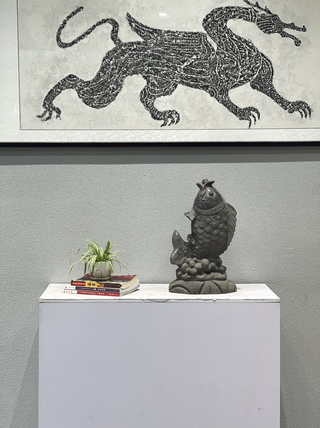 案头摆件•小石鱼