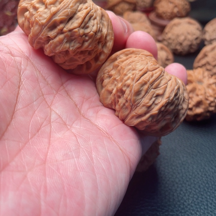 文玩核桃把件46磨盘正磨