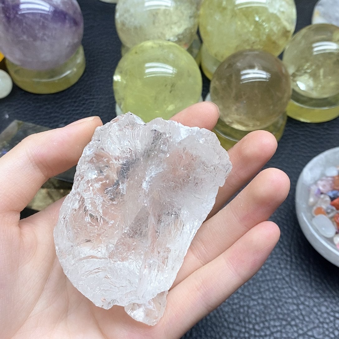 未镶嵌珠宝半成品水晶454水晶石