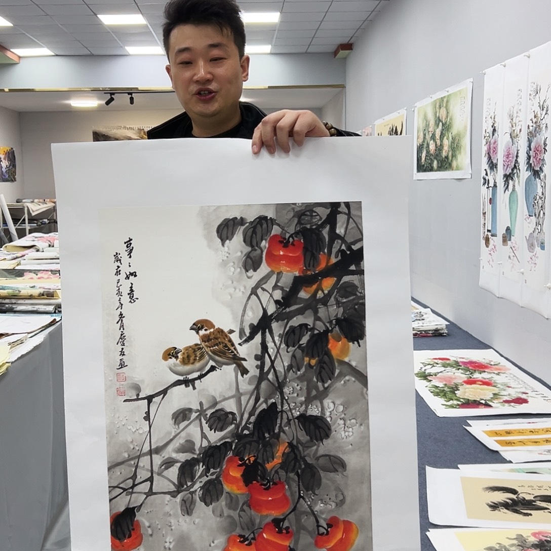 国画国画作品宣纸纯手绘