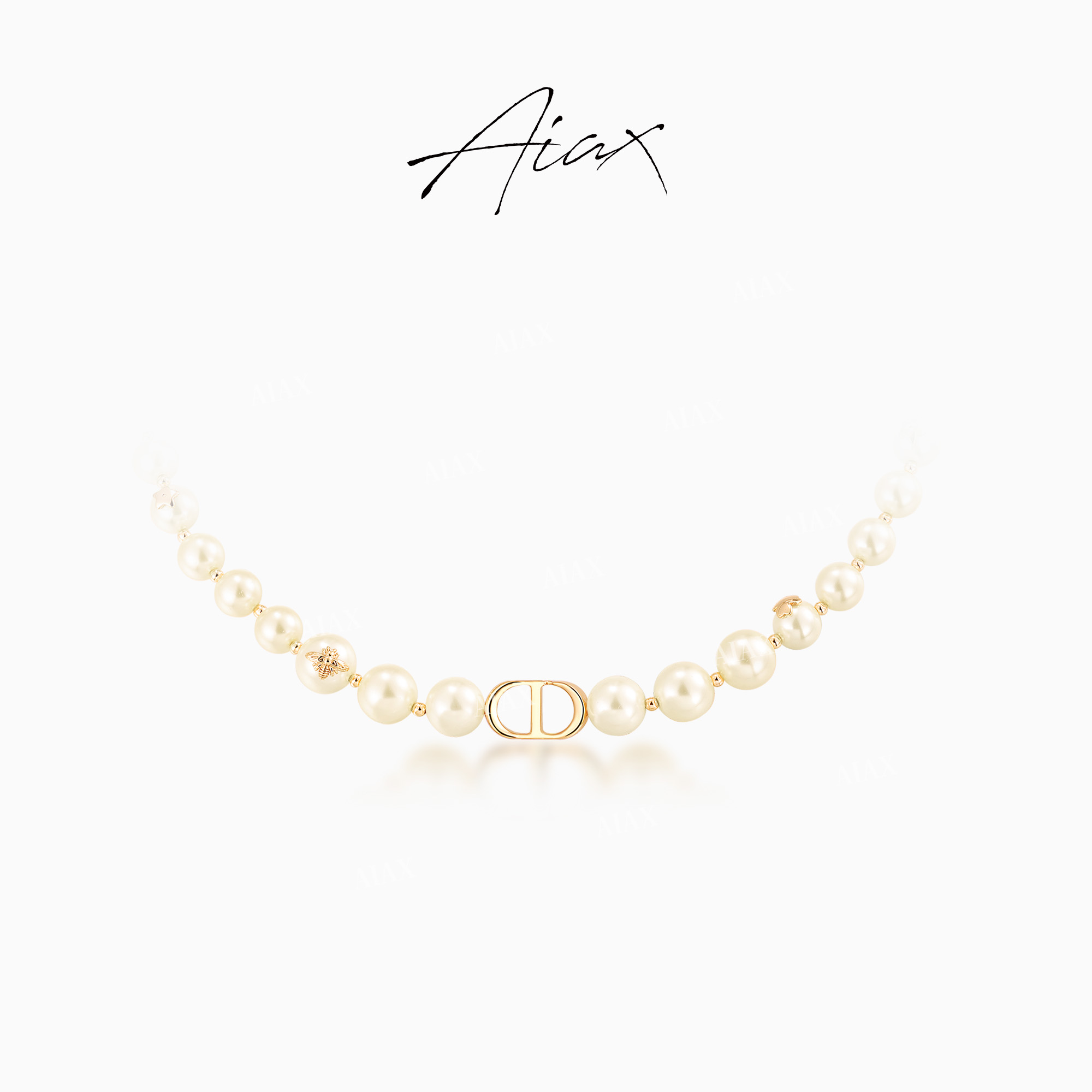 AIAX  流光风 时尚气质百搭设计渐变糖果色混彩气质项链TSJ9386