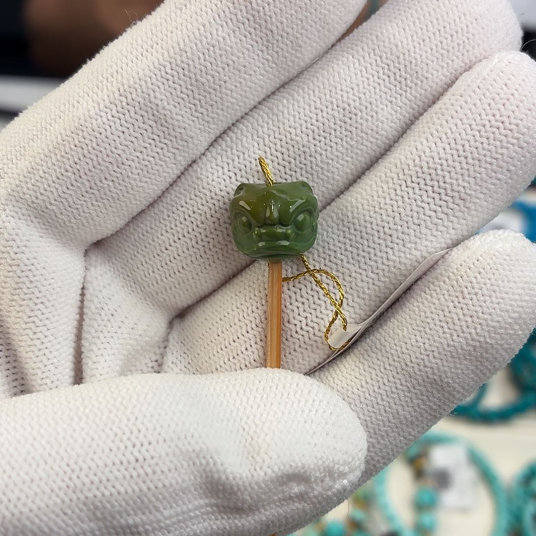 绿松石未镶嵌配饰12mm