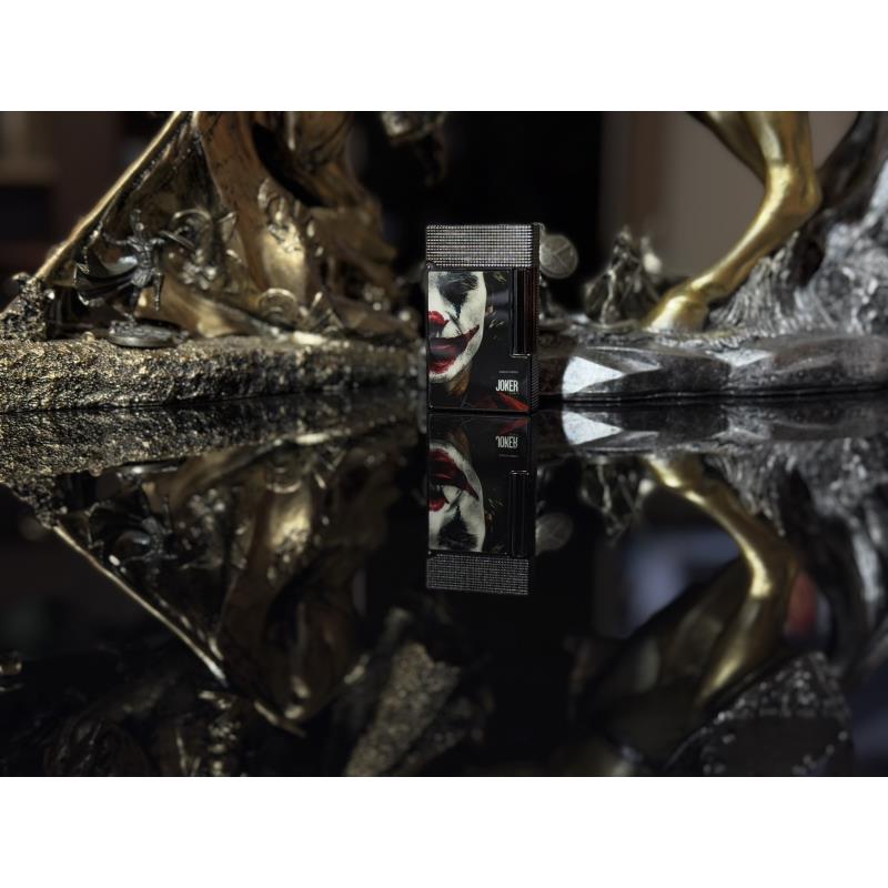 朗声钢音小丑（黑框）高端  充气打火机 S