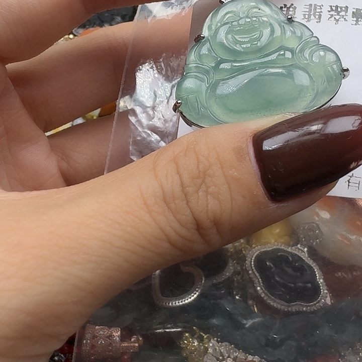 翡翠未镶嵌项链翡翠