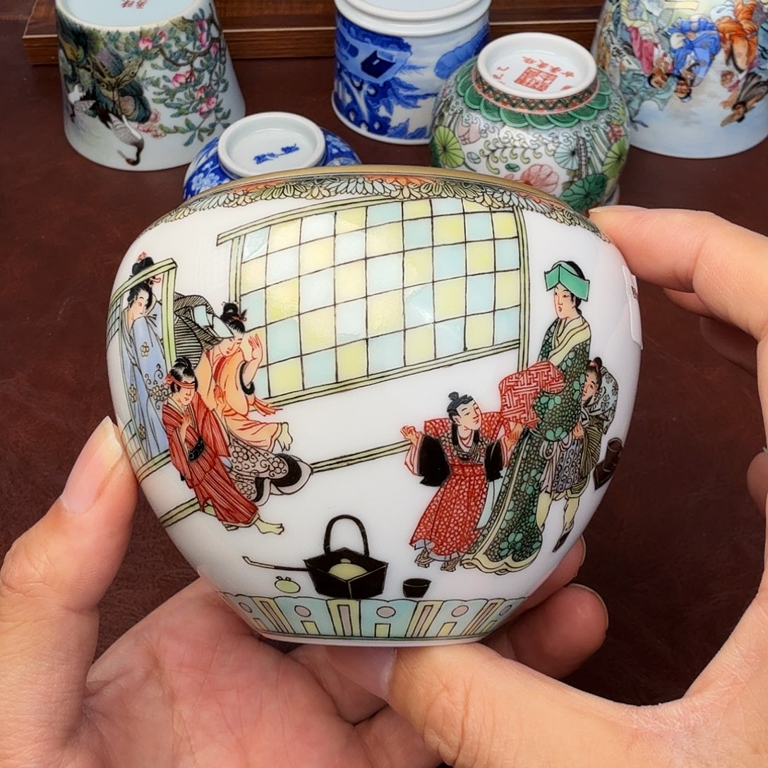 春***1陶现代景德镇全手工全手绘题材