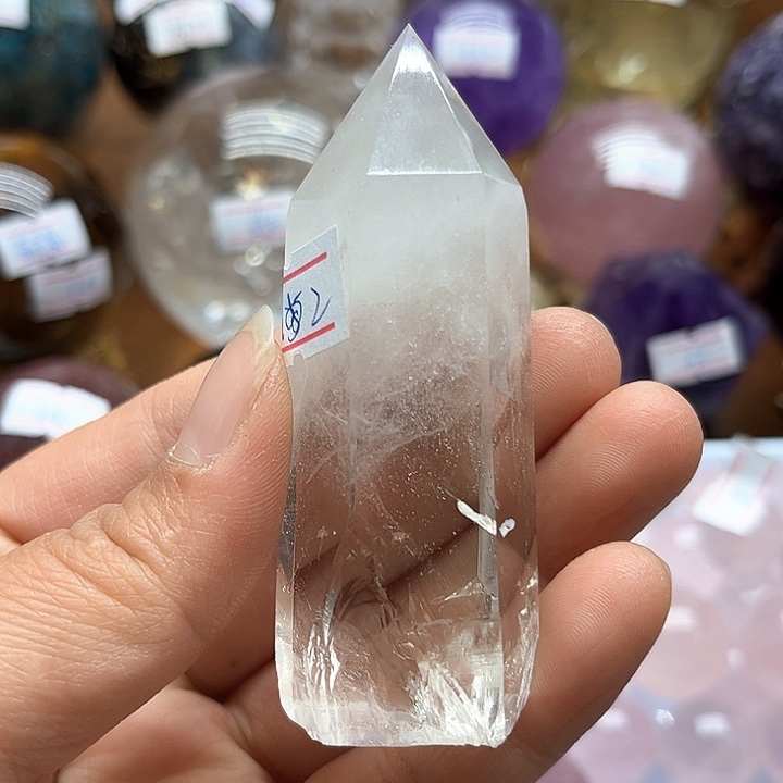 78克白水晶柱未镶嵌水晶