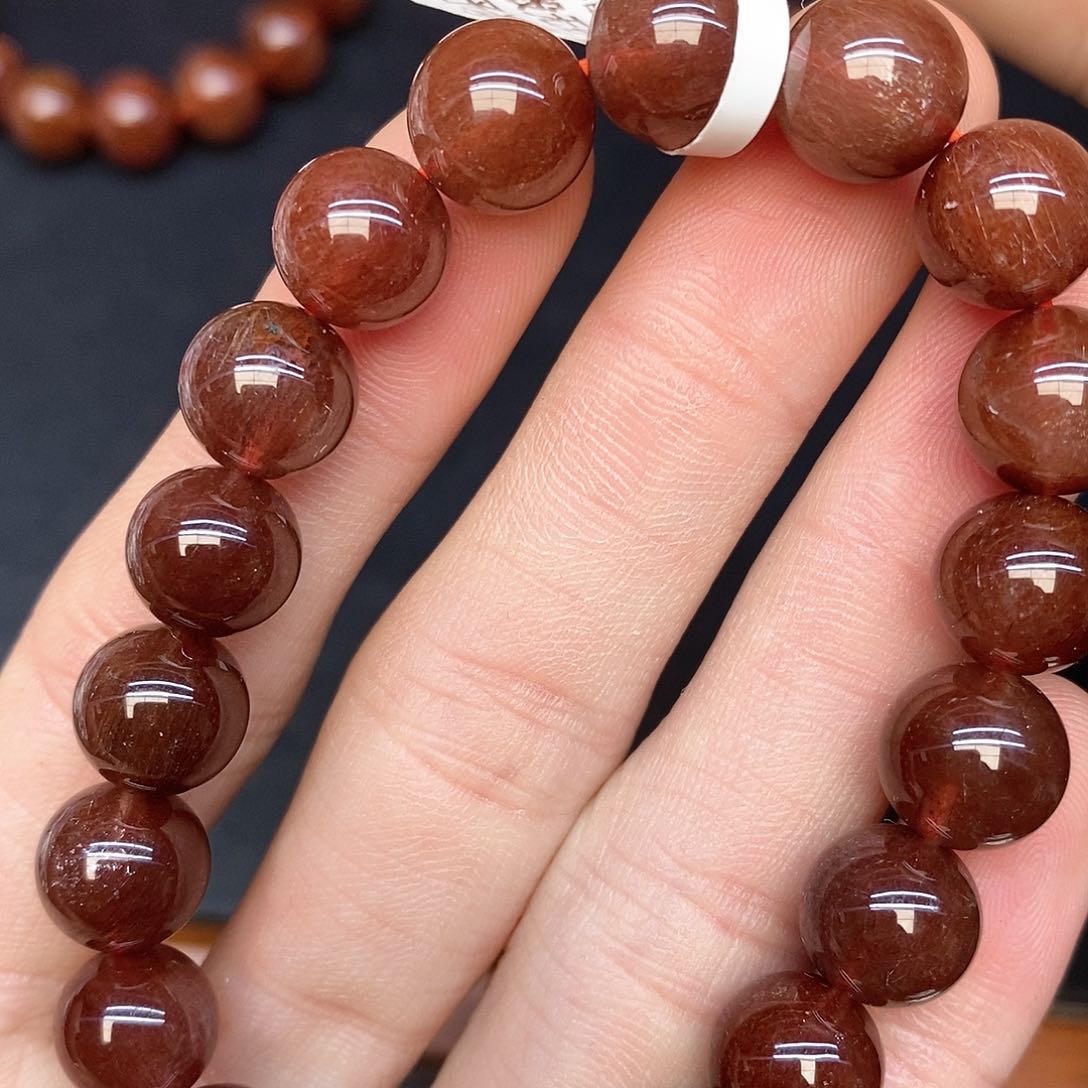 水晶手链未镶嵌h****妍25红发10mm