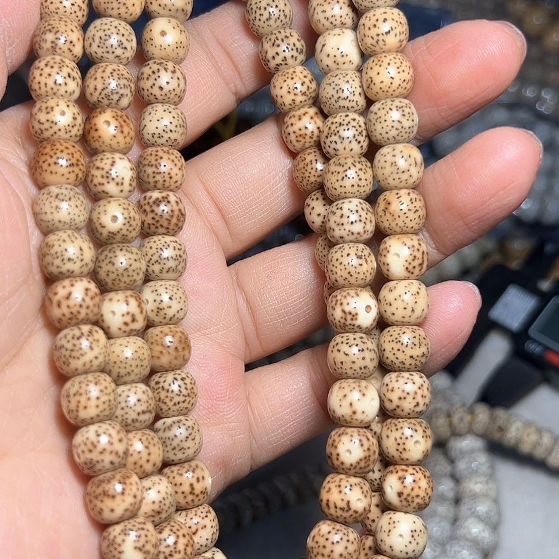 星月菩提手串小*星月菩提脱脂陈子