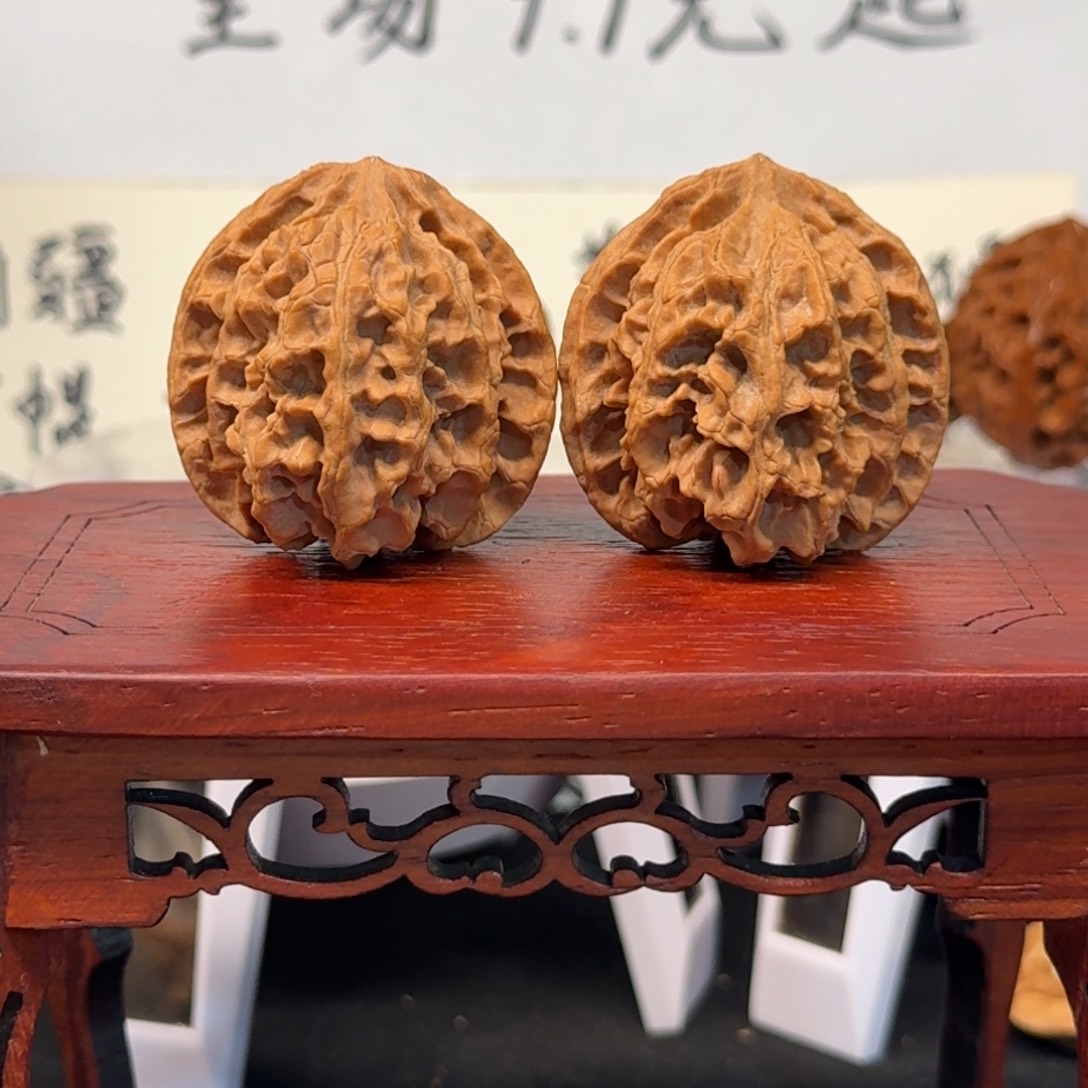 拙***橙文玩核桃把件40尺苹果园全品无药无修原生态