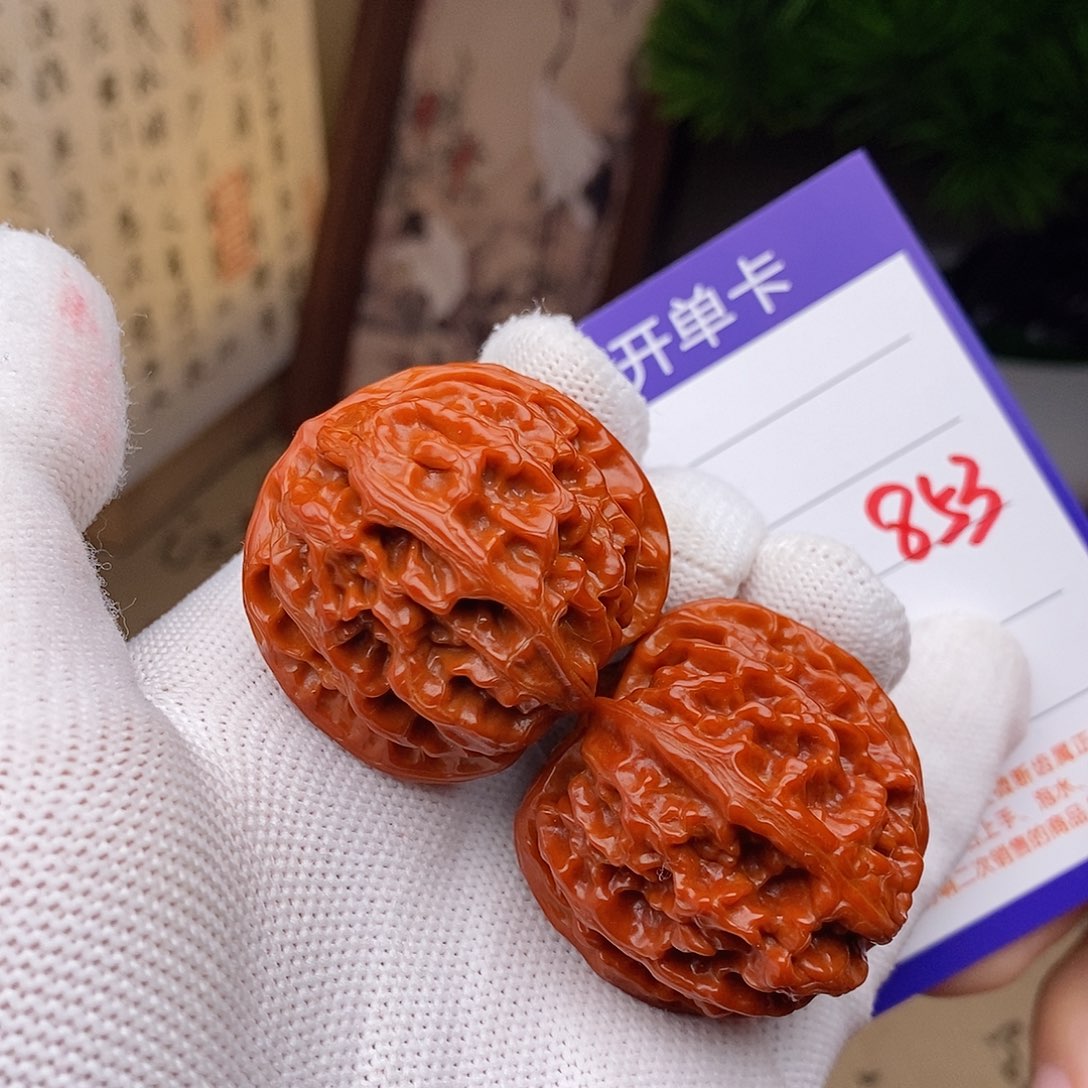 把件文玩核桃38苹果园853