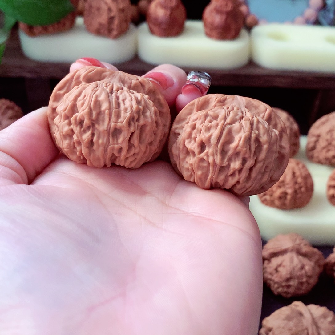 【闪购商品】文玩核桃吊坠全品货头高端小众天地二爷帽42