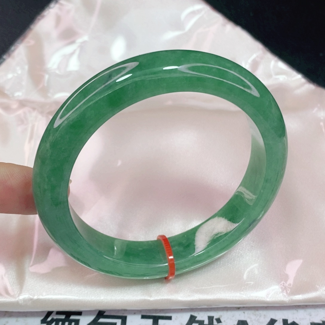 未镶嵌手镯翡翠54.3正圈