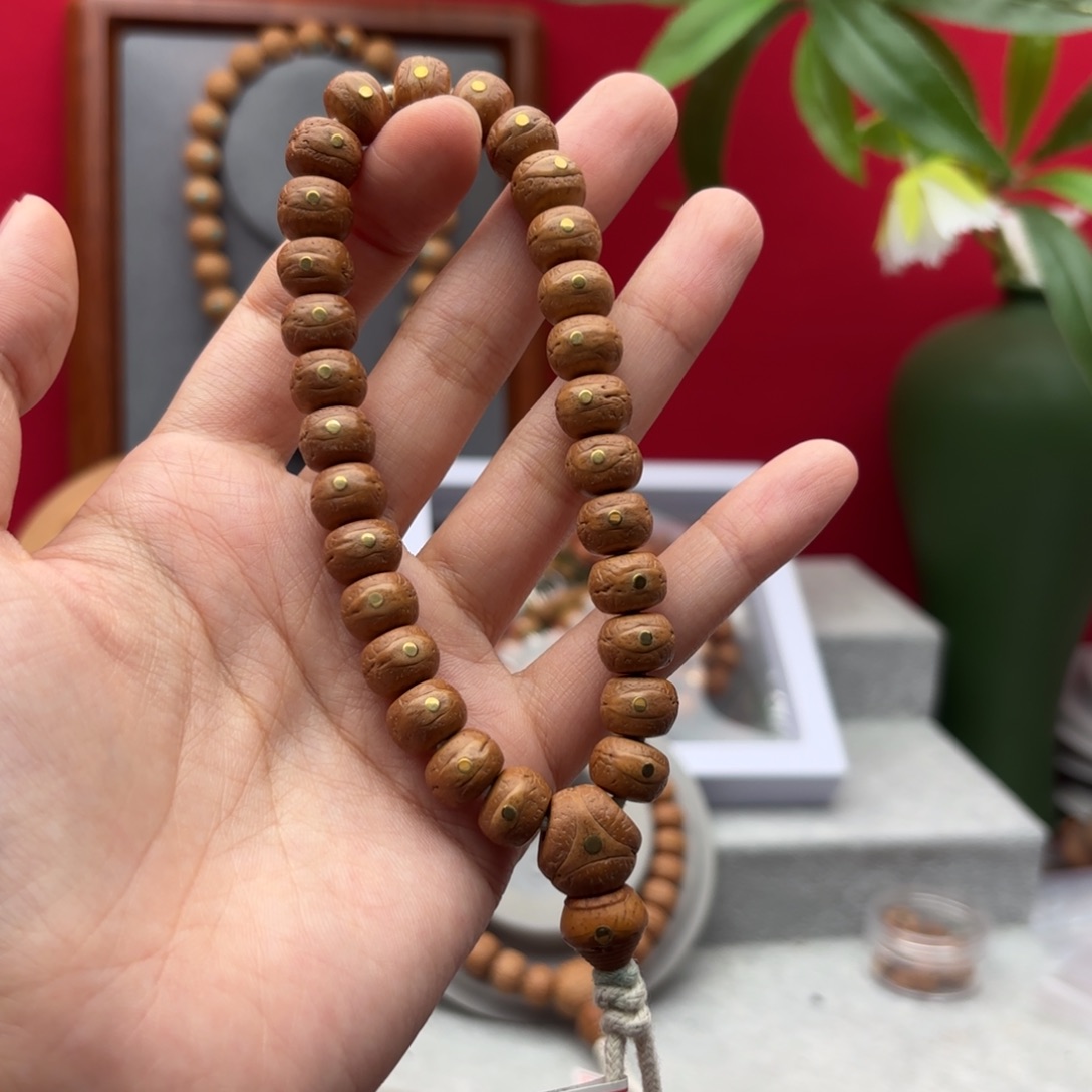 凤眼菩提手串泡**泡10.5左右藏式手串
