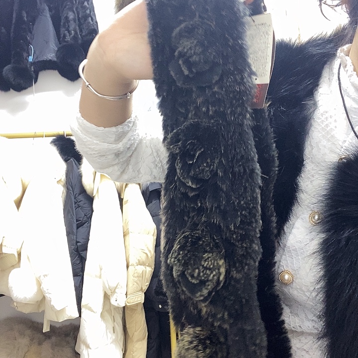 三醋酯纤维围巾2566