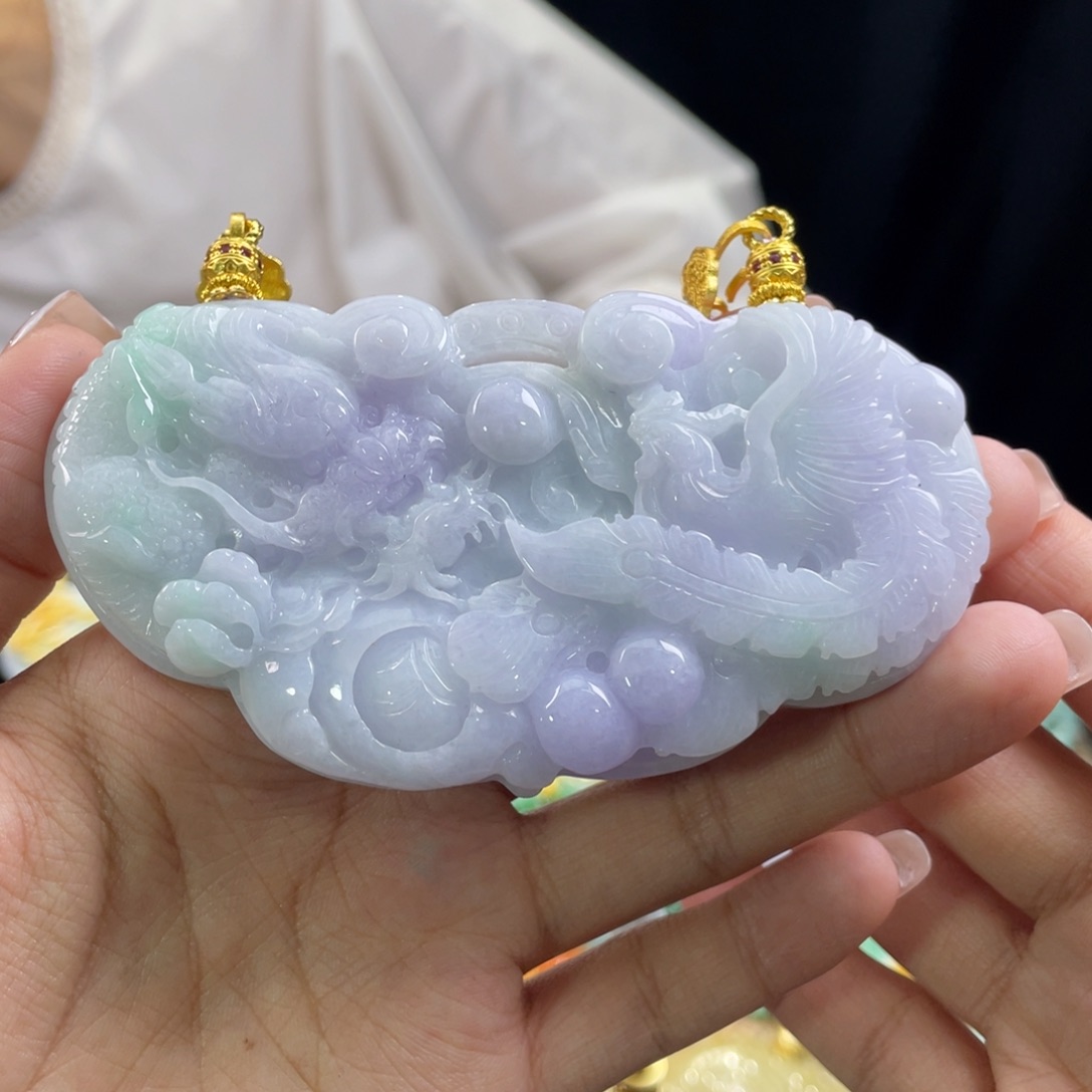 翡翠颈饰未镶嵌代编织