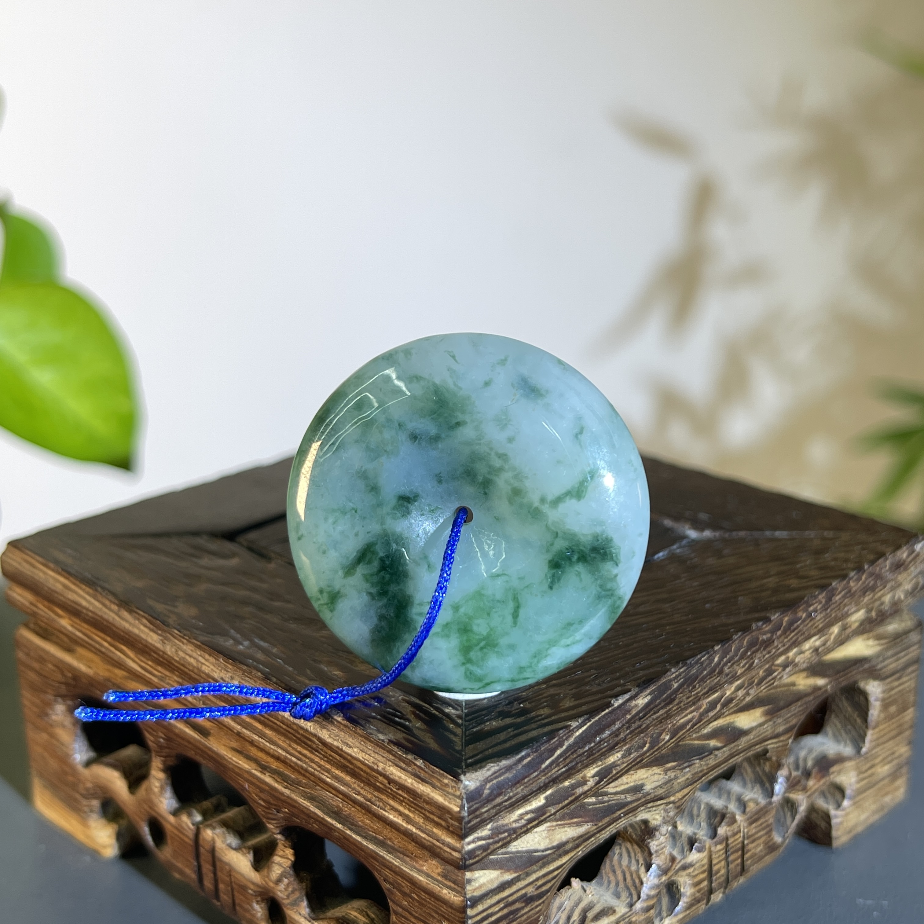 JCW05-118 天然缅甸翡翠A货 平安扣