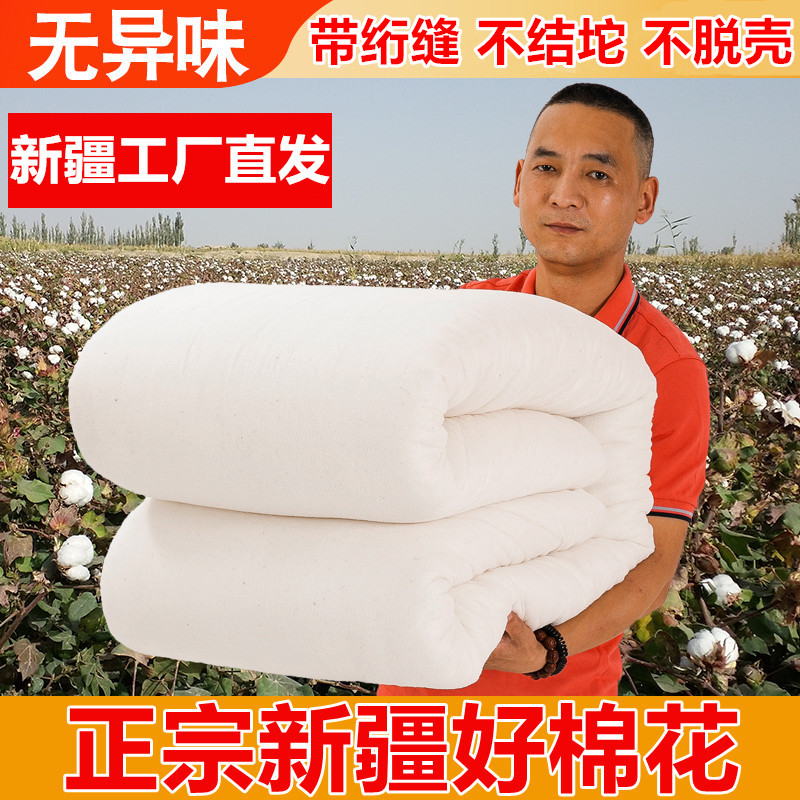 12斤棉花被子棉絮被棉花被子加厚褥子冬被新疆棉花褥子