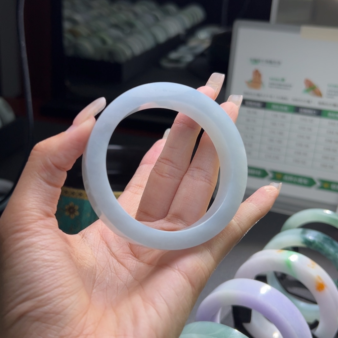 定制翡翠冰条子未镶嵌星*-