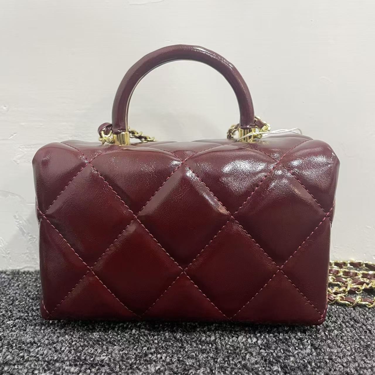 时尚新款真皮女包斜挎包手提 0340 红色