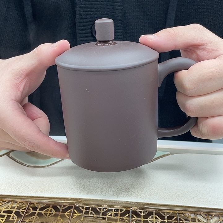 茶杯紫砂原矿紫砂