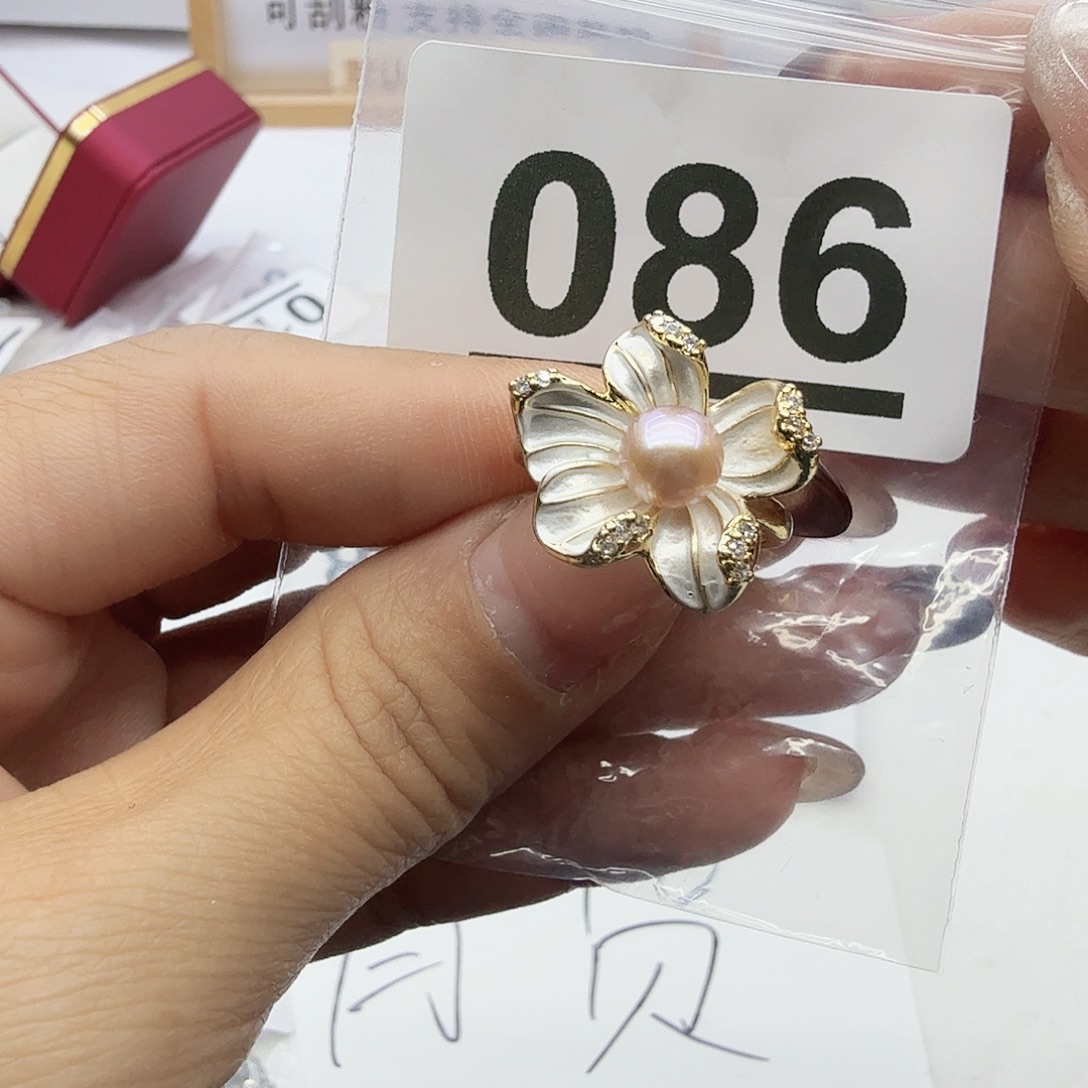 淡水珍珠珠宝奇石合金086