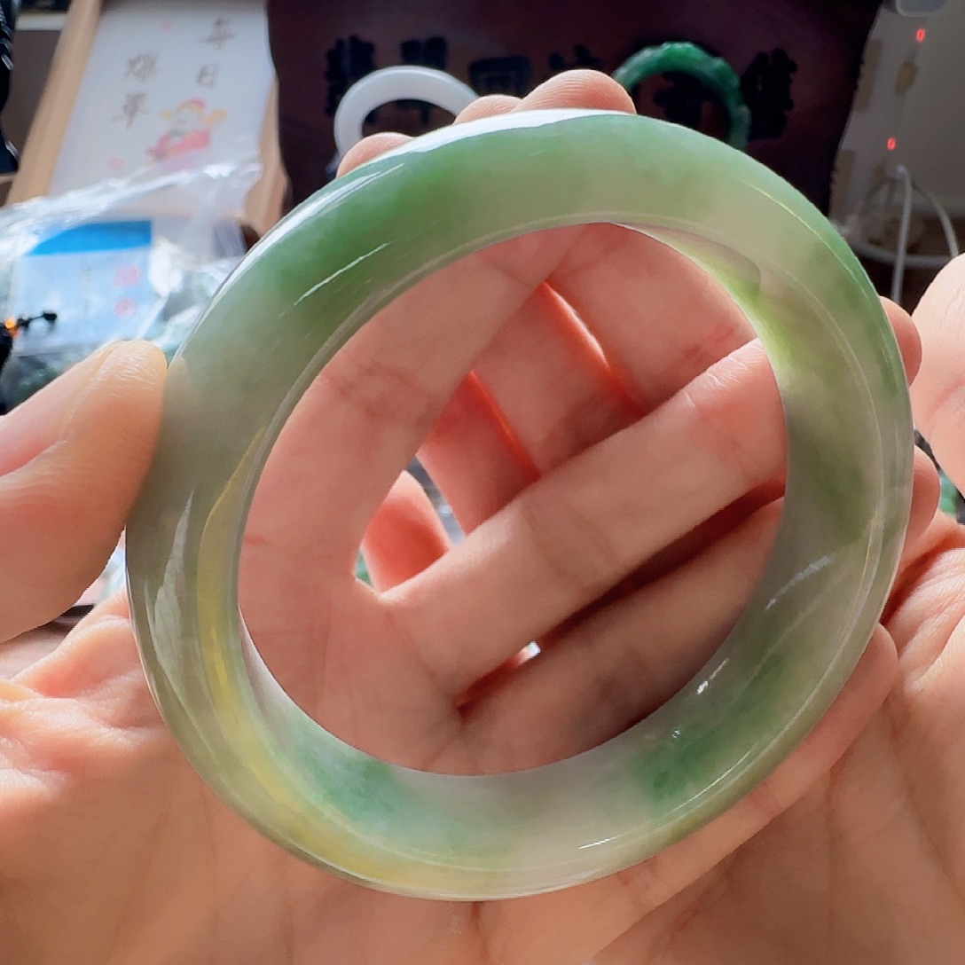 翡翠未镶嵌手镯翡翠350