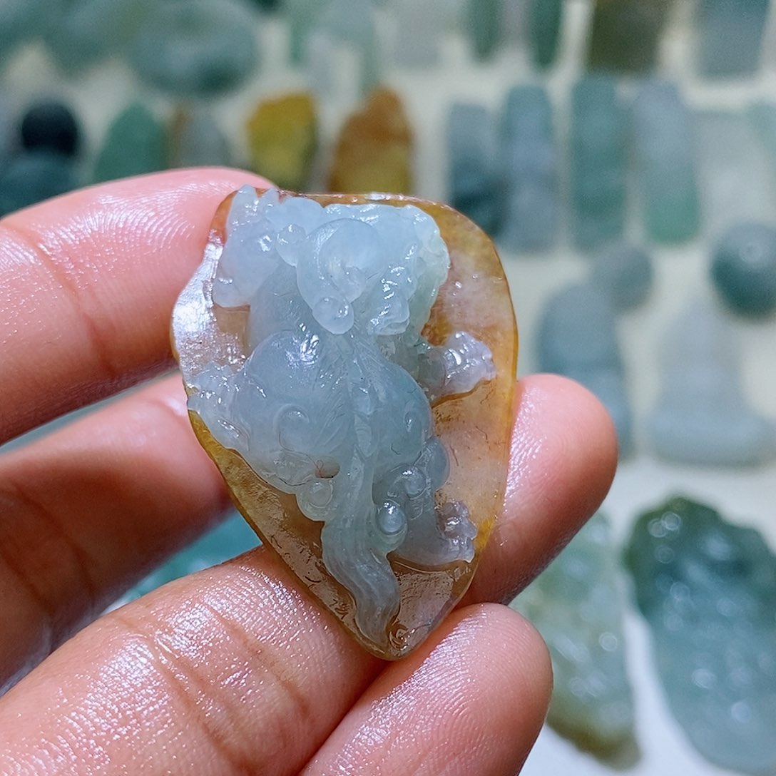 定制翡翠毛货未镶嵌