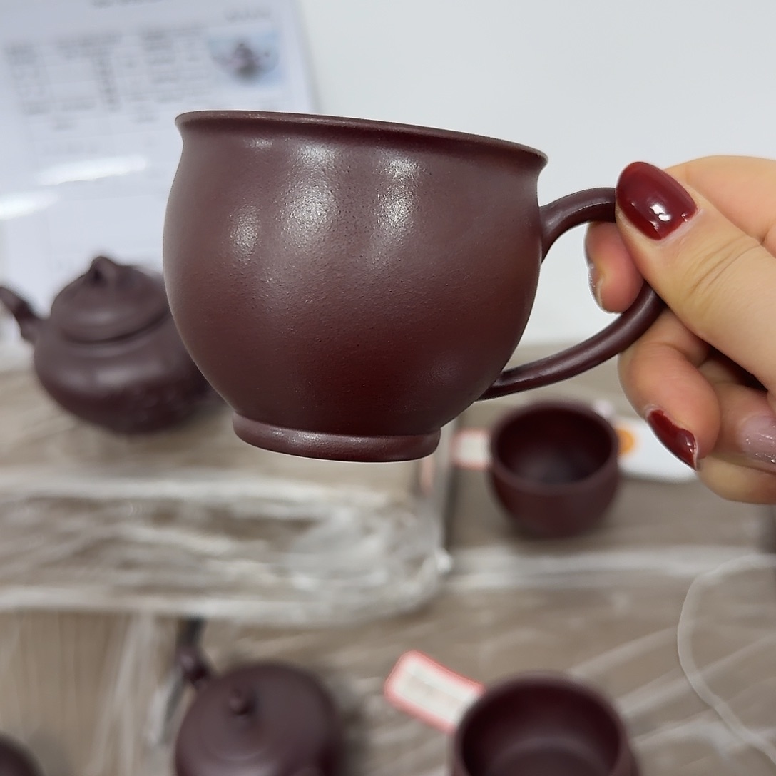 紫砂茶壶黄龙山原矿龙血砂