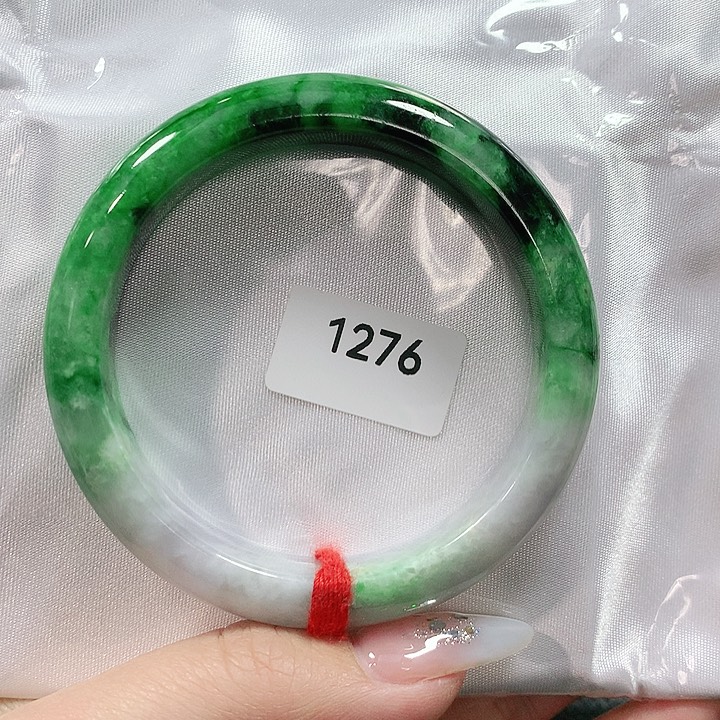 翡翠手镯未镶嵌天然翡翠手镯55