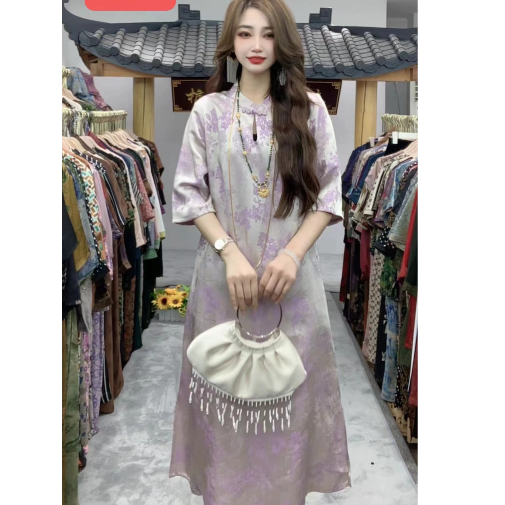 5788-33新款时尚休闲连衣裙