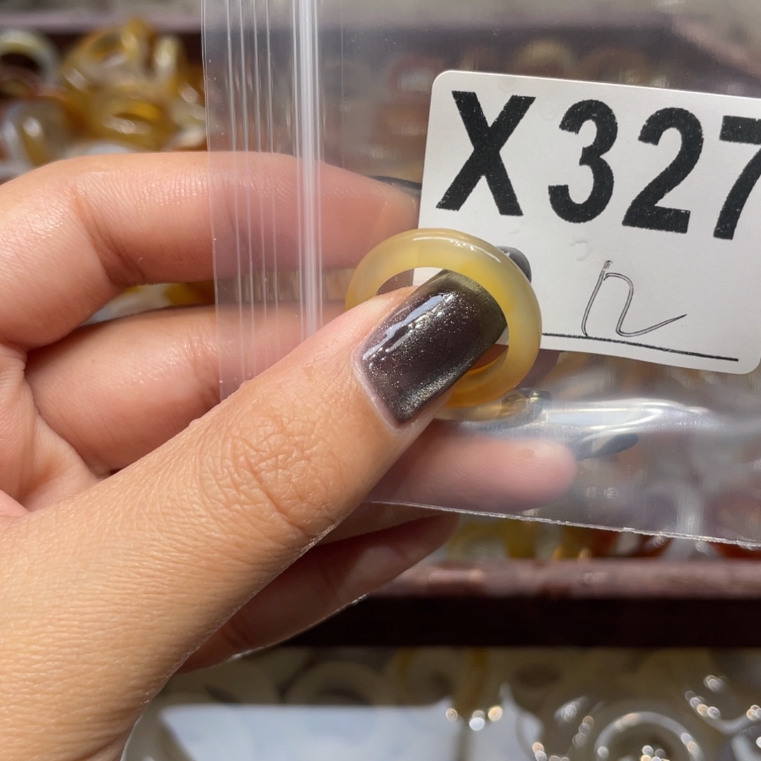 玛瑙/玉髓未镶嵌戒指327