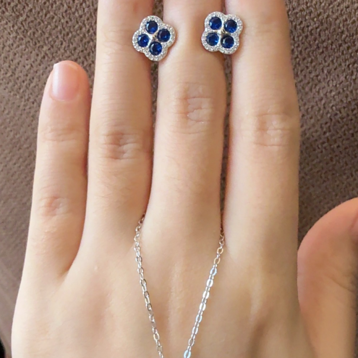 925银耳饰 Tamaxa纯银两件套