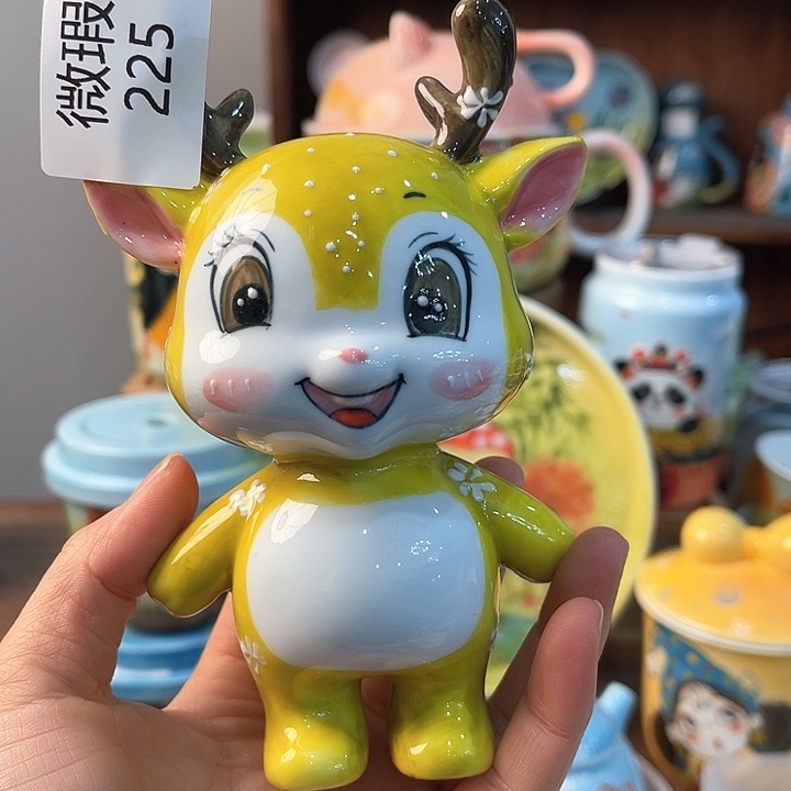 陶景德镇釉下手绘陶瓷 