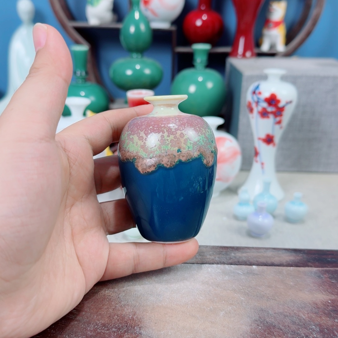 陶瓷手工小花器摆件