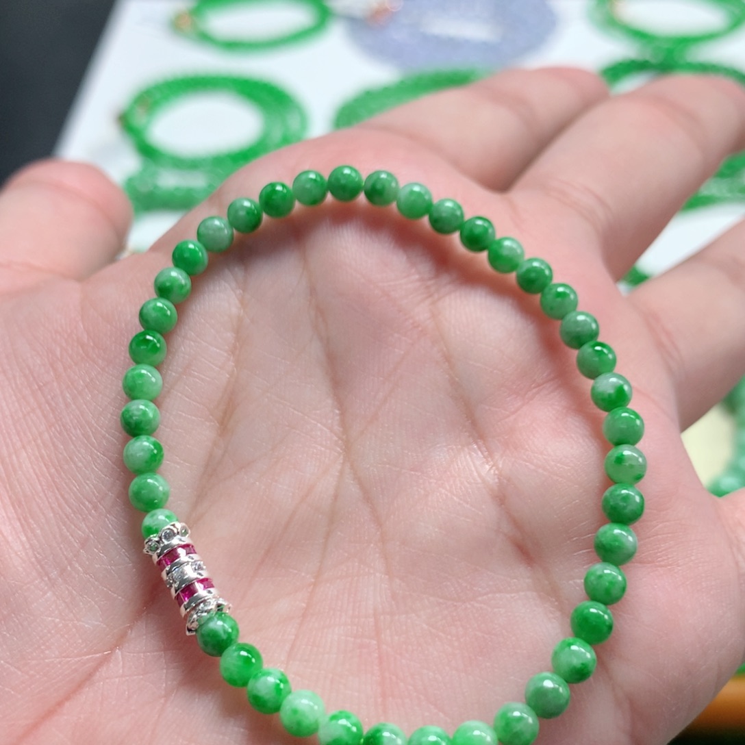 翡翠未镶嵌手链翡翠