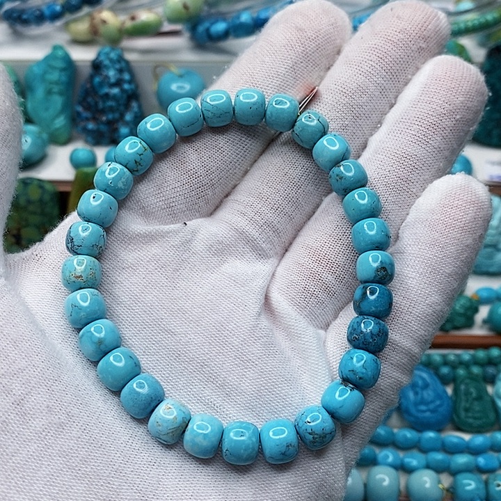 绿松石未镶嵌天然原矿 地大质检