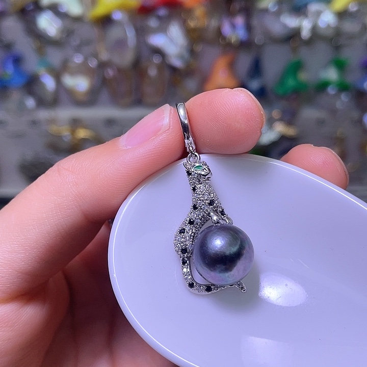 心***梁颈饰合金淡水珍珠39