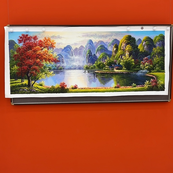 国画二郎老师国际展览原作