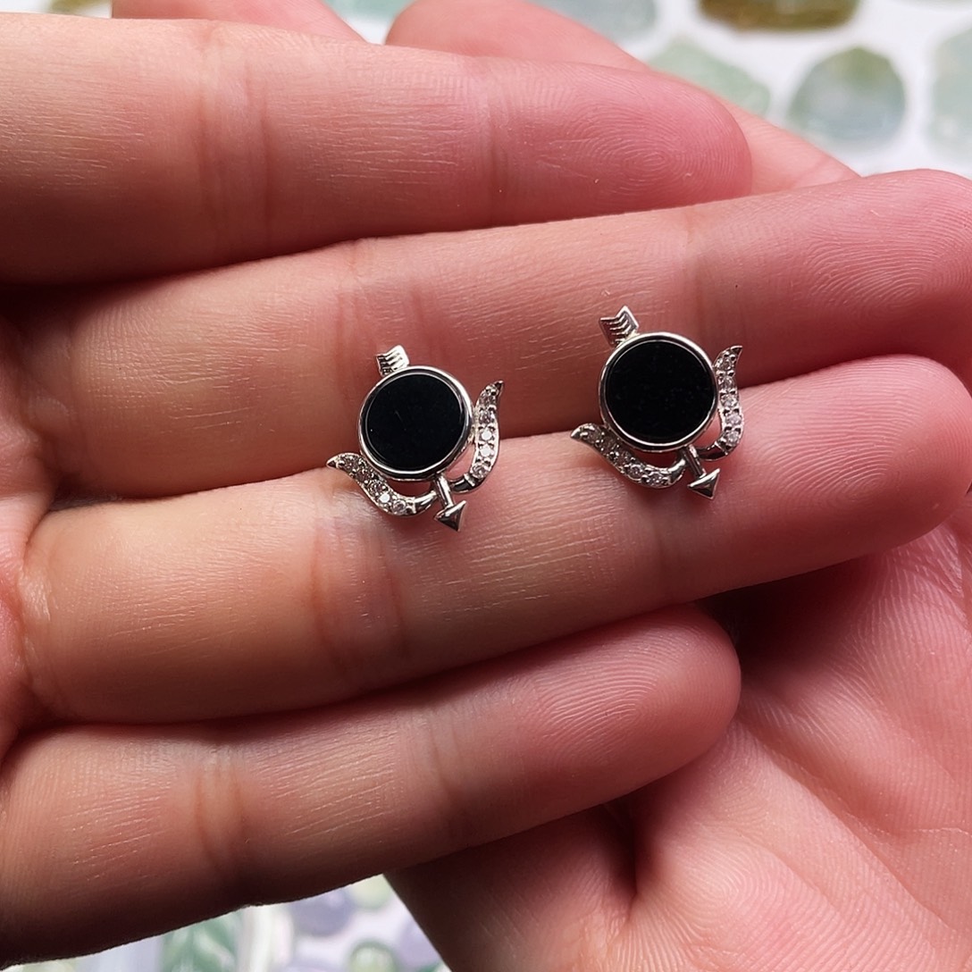 翡翠银S925镶嵌颈饰翡翠