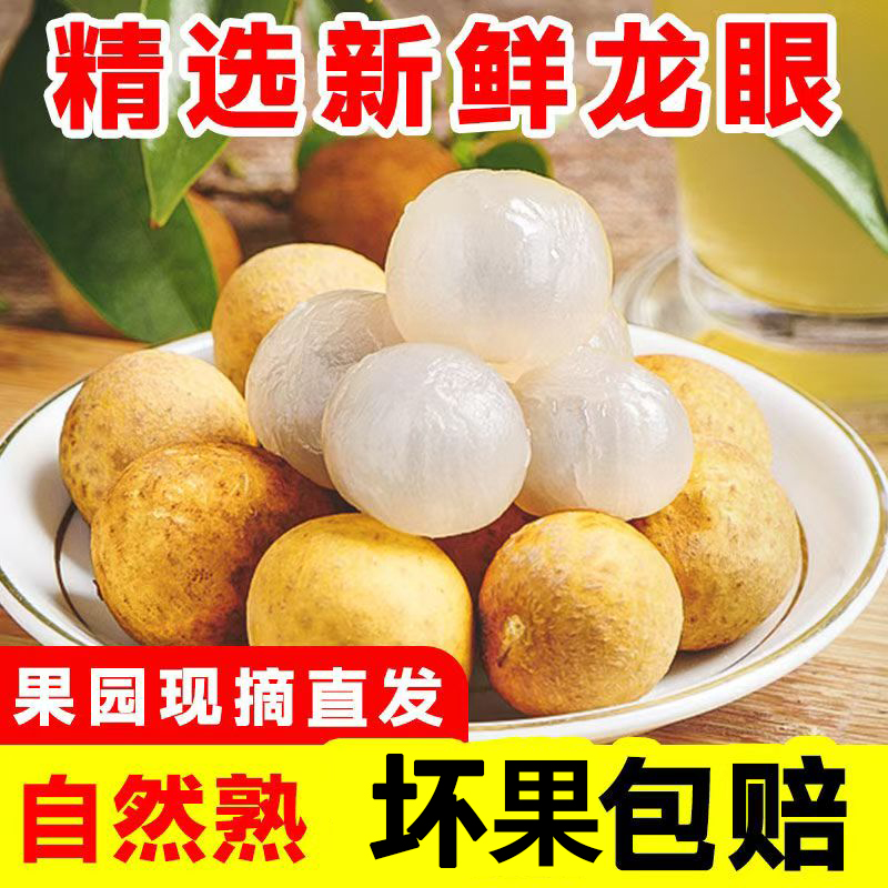 现货四川泸州新鲜龙眼大果石硖鲜果现摘当季爆甜桂圆一整箱包邮