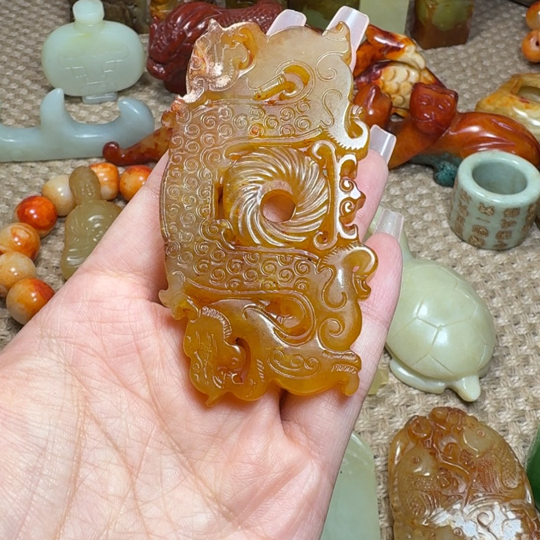 吊坠白玉菩提挂件