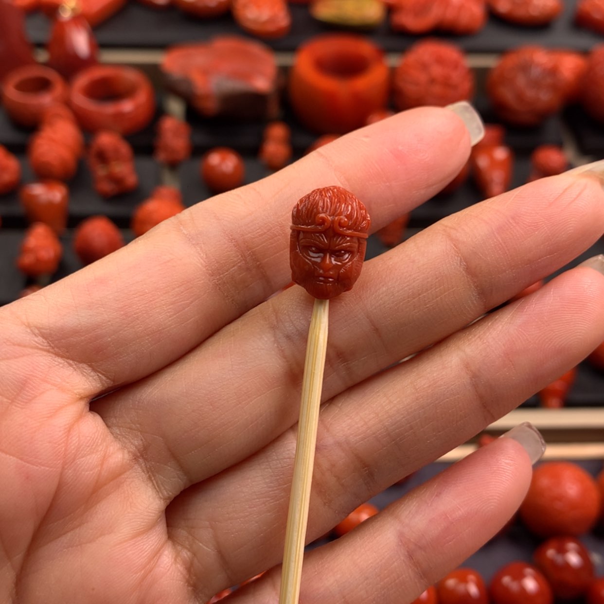 【闪购商品】南红玛瑙大圣10mm未镶嵌