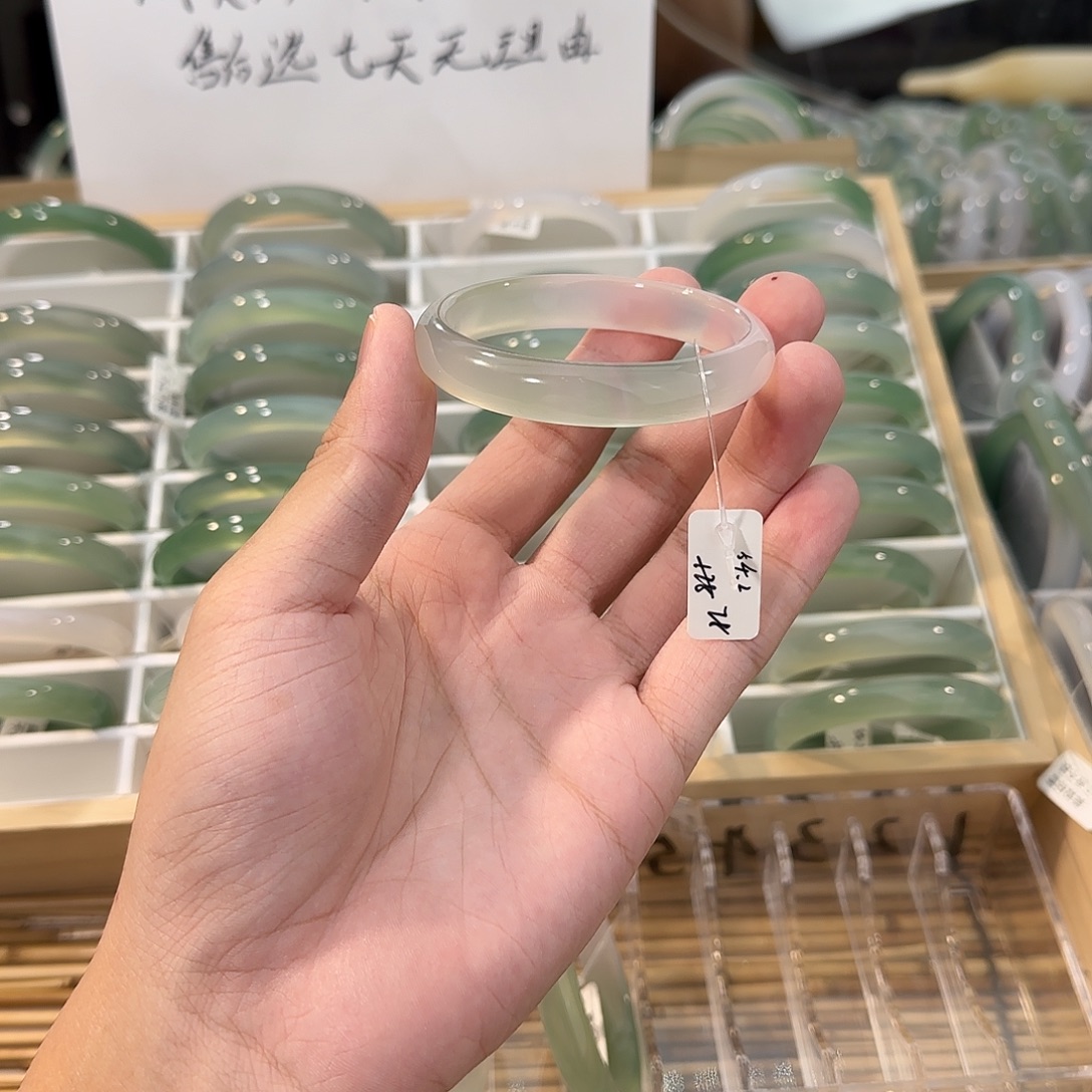 手镯玛瑙/玉髓未镶嵌圈口54.2