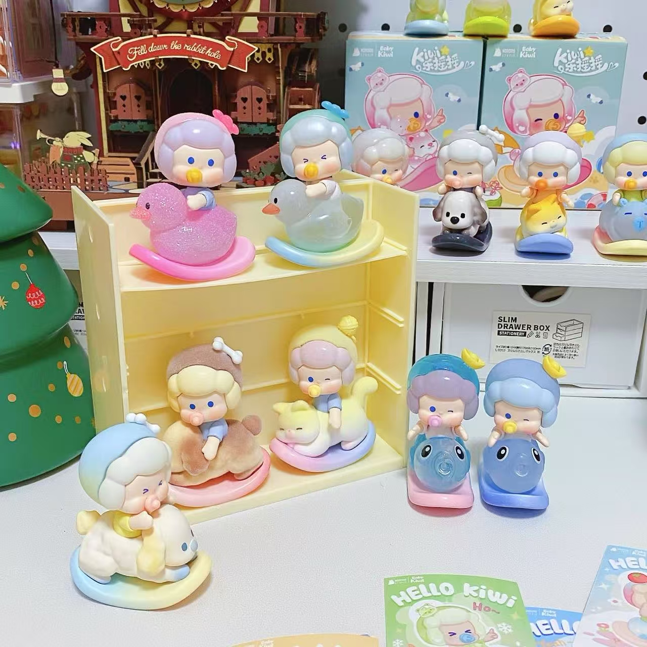 kiwi乐摇摇2.0可爱盲盒萌粒可做钥匙扣