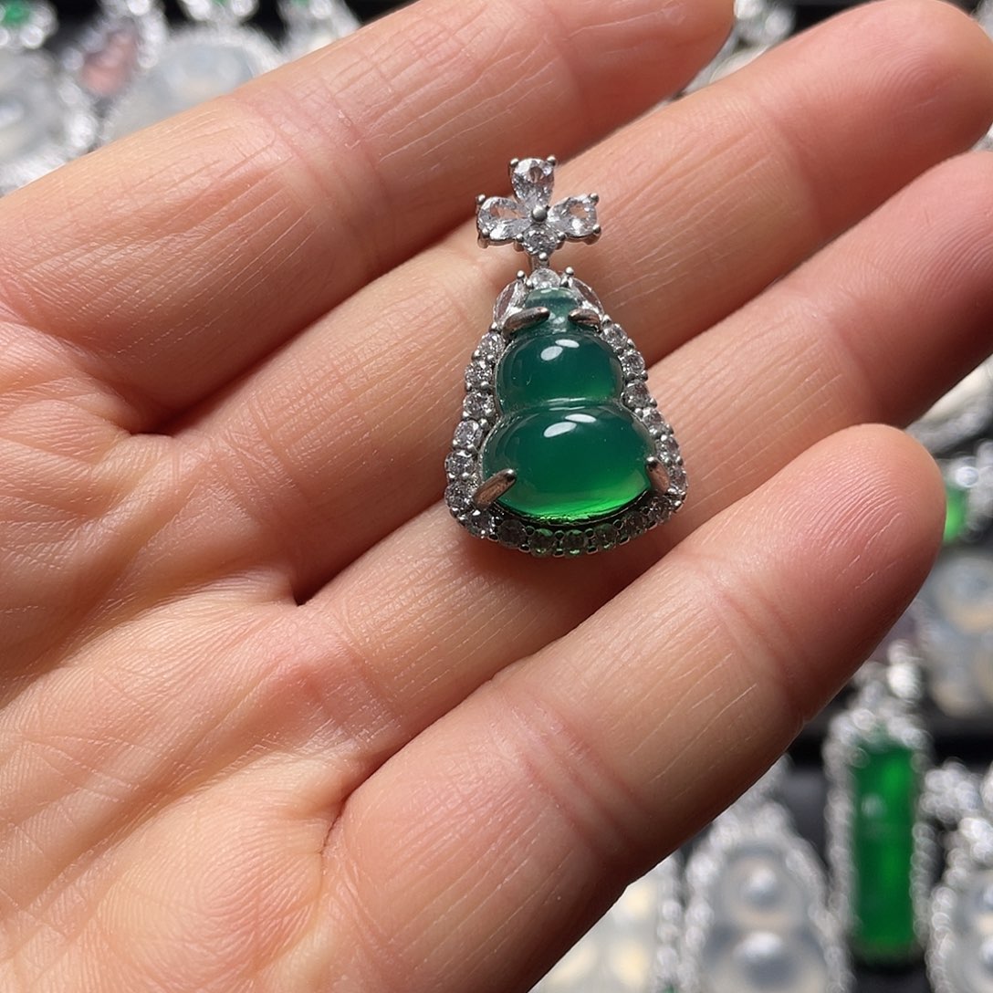 玛瑙/玉髓合金挂件