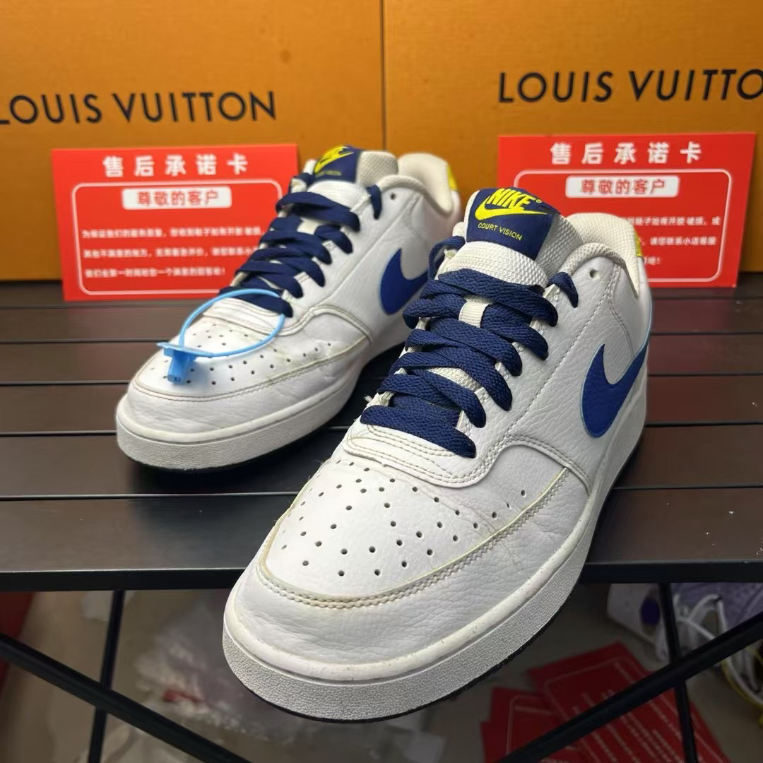 95新 maje 95新杰/43码/Court Vision 白蓝 休闲鞋