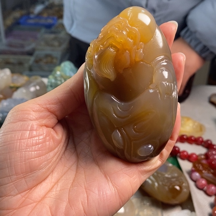 玛瑙/玉髓吊坠(不含链)未镶嵌