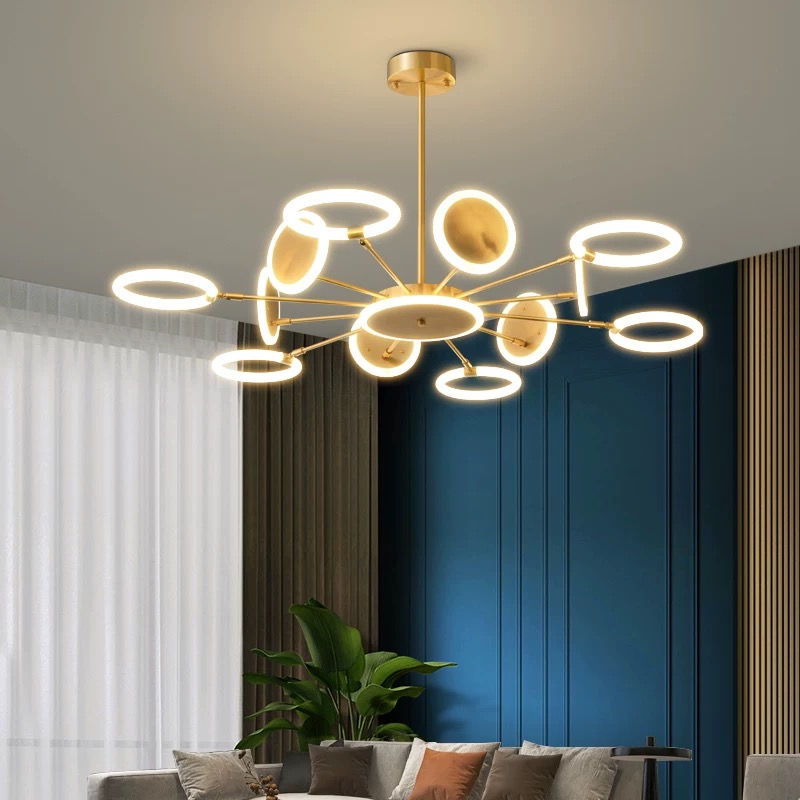 （十二头）MC116-12H#三色124*2W吊灯【不包安装】库存尾货（三楼）