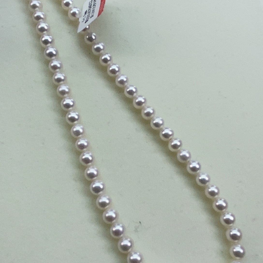 淡水珍珠6-6.5极光冷白正圆干净透亮银S925镶嵌