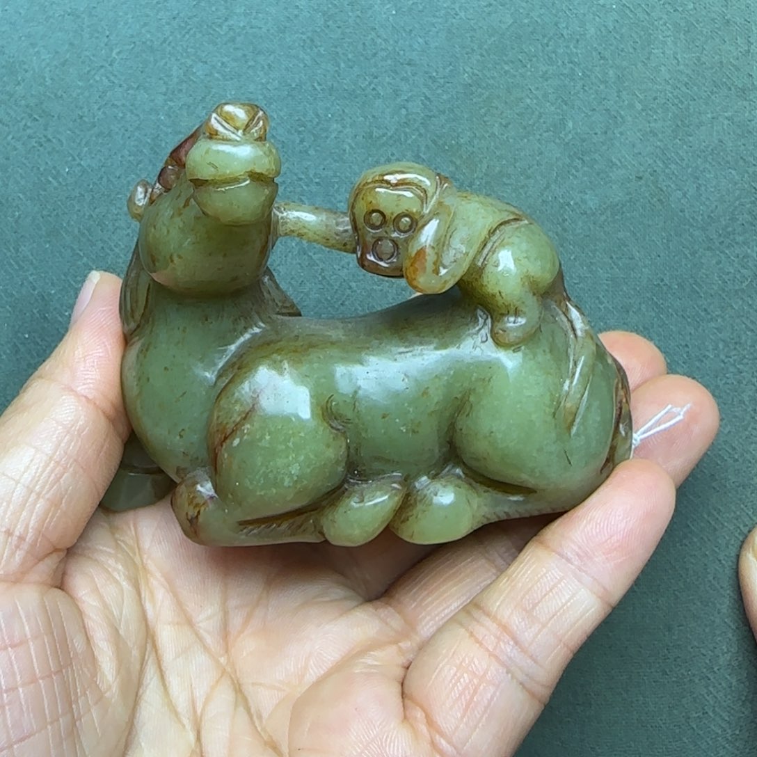 和田玉把件未镶嵌无**刚